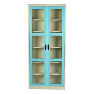 File cabinet HIGH CABINET STEEL MIRROR DOOR MAX-052BO Office furniture Home &amp; Furniture ตู้เอกสาร ตู้เหล็กสูงบานเปิดกระจ