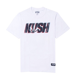 เสื้อแฟชั่นผญ - KUSH Co. เสื้อยืดคลาสสิก DIZZY (สีขาว)