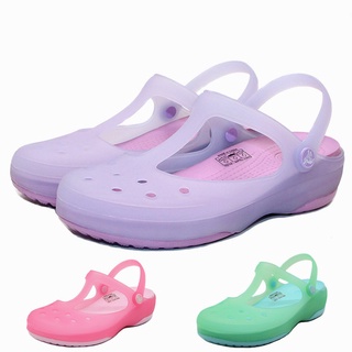 รองเท้าแตะ Crocs พื้นหนา น่ารัก สําหรับผู้หญิง [11209]