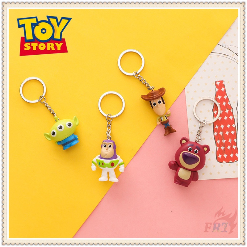 ✪ T.oy Story Keychains ✪ พวงกุญแจ จี้การ์ตูน 4 แบบ อุปกรณ์เสริม สําหรับห้อยกระเป๋า 1 ชิ้น