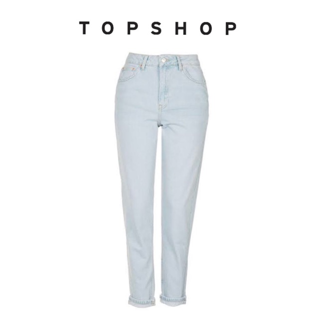 กางเกงยีนส์ Topshop Mom Jeans ไซส์ 26 (หายากมากไซส์นี้)