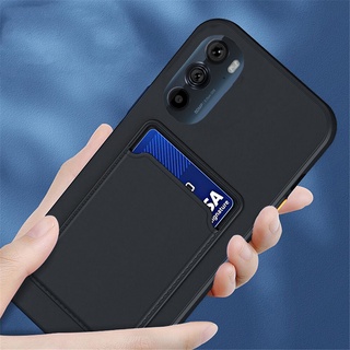 เคสโทรศัพท์มือถือ แบบนิ่ม มีช่องใส่บัตร สําหรับ Motorola Edge 30 Pro 5G Plus 5G 2020 Moto Edge 20 Pro Lite