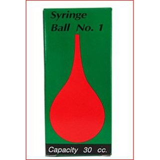 Syringe Ball ลูกยางแดงดูดน้ำมูก มี 6 ขนาด