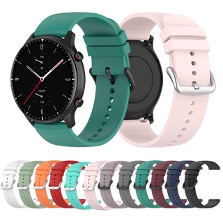 สายนาฬิกาข้อมือซิลิโคน 22 มม. สําหรับ Huami Amazfit Gtr 2 2e 47 มม. อุปกรณ์เสริมสําหรับ Amazfit Stratos 3 2 2s