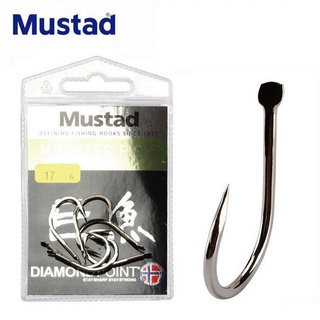 เบ็ดปลาบ่อ MUSTAD รุ่น 13303SP-NI ความแข็ง 3X สีดำ