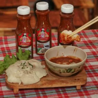 น้ำจิ้มข้าวมันไก่ต้ม(สูตรเต้าเจี้ยว)​ตราเจ้พร สูตรร้านดังดั้งเดิมในอ.ภูเขียวจ.ชัยภูมิขายมานานกว่า40ปี
