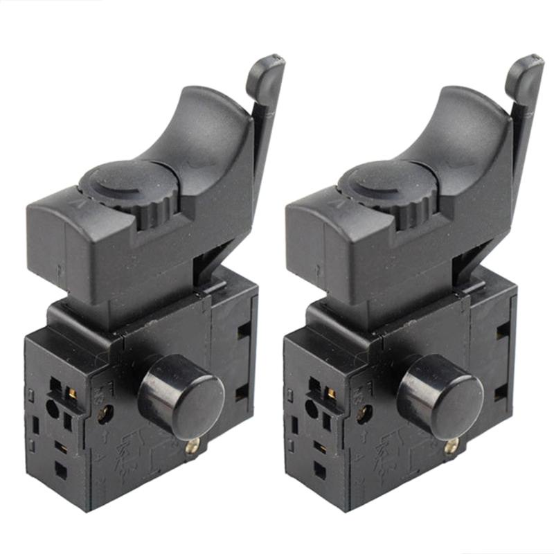 Sel Fa2-6/1Bek เครื่องมือสว่านไฟฟ้าปุ่มสวิทช์ควบคุมความเร็ว 6(6)A 250V 5E4 2ชิ้น