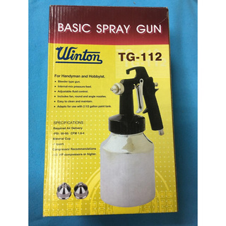 กาพ่นสี Winton TG-112 (PA102N) กระป๋องเก็บสีด้านล่าง