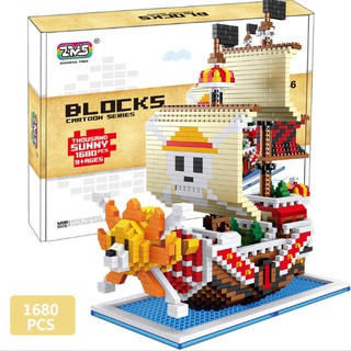 เลโก้นาโนบล็อก nanoblock zms เรือ Thousand Sunny พร้อมส่งจ้า+++