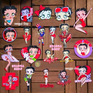 ตัวรีดติดเสื้อ ตัวรีด 4ตัว100บาท อาร์ม ตัวปัก เบตตี้บู๊พ เบตตี้ betty bettyboop