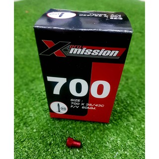 X-Mission ยางในเสือหมอบ 700x35/43c F/V 48mm  60mm