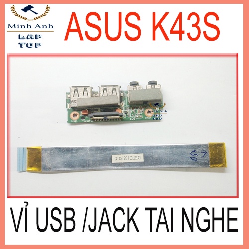Asus k43s k43e k43sd แล็ปท็อป usb และบอร์ดเสียง