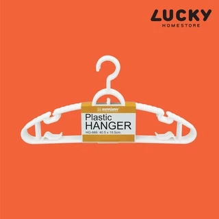 LUCKY HOME ไม้แขวนเสื้อทนแดด 6 ชิ้น (1 แพ็ค/ชุด 4 แพ็ค) ขนาด(กว้าง x สูง): 40.5 x 19.5 cm HG-666