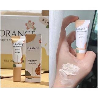 Orange White Sunscreen 10g. กันแดดส้ม