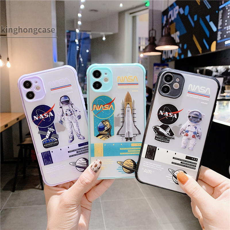 เคสโทรศัพท์ แบบแข็ง ลายแฟชั่น นักบินอวกาศ น่ารัก สำหรับ OPPO A15 A54