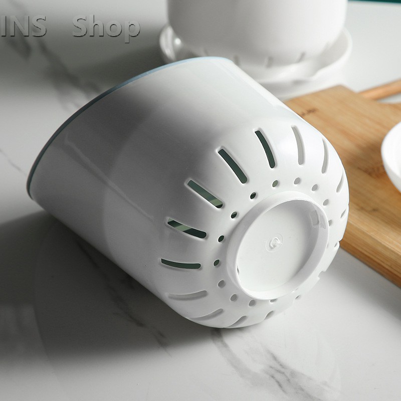 ที่เก็บช้อน จัดเก็บอุปกรณ์ในครัว “” ทรงกลม”” ส่วนที่เหลือตะเกียบ Chopstick hold ราคา ถูกที่สุด ดีลบีเคเค แกลเลอรีภาพที่ 2