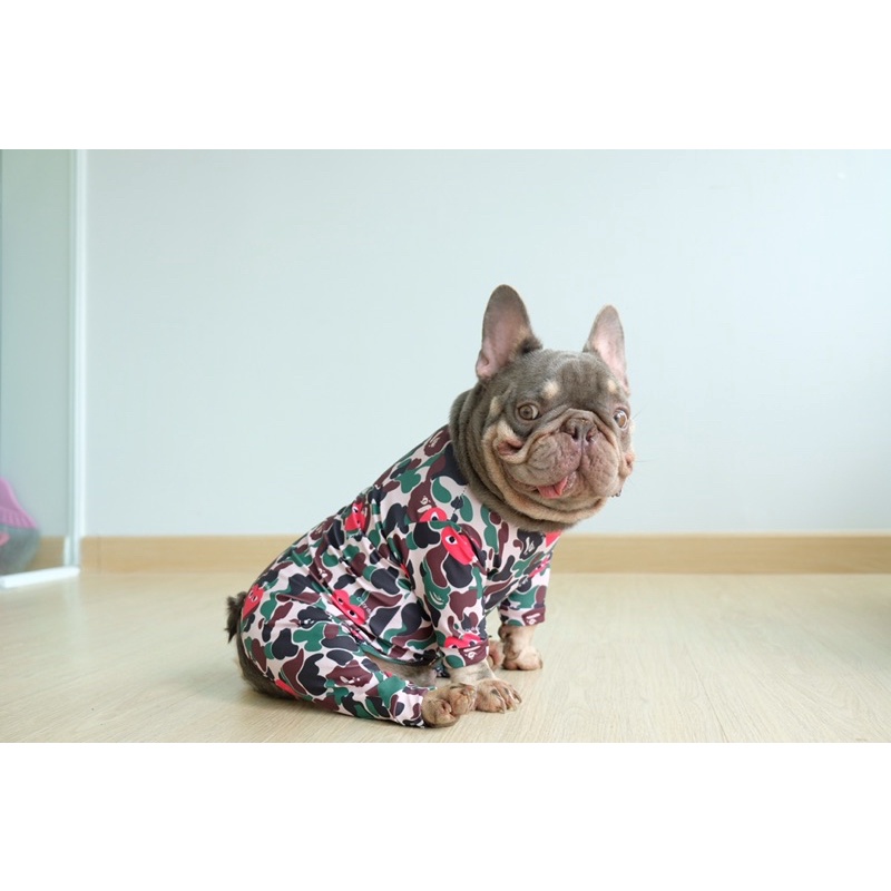 ชุดกันขนร่วง Crazydog Heart Camouflage