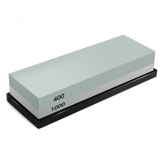 2-IN-1 Sharpening Stone 400/1000 Grit Waterstones, Knife Sharpener