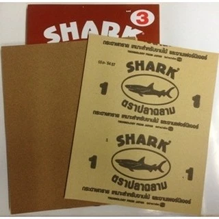 (รีมละ 60 แผ่น) กระดาษทราย กระดาษทรายขัดแห้งปลาฉลาม SHARK คุณภาพจาก TOA กระดาษทรายฉลาม กระดาษทรายแห้ง กระดาษทรายขัดไม้