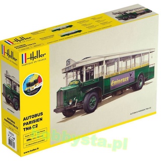 1/24 Paris Auto Bus TN6, Heller # 56789 Plastic model starter kit