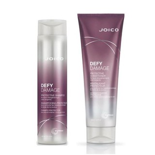 JOICO DEFY DAMAGE protective shampoo 300ml + conditioner 250ml  แชมพูสูตรปราศจาก sulfate /  SLS เหมาะสำหรับผมทำเคมีและอ่