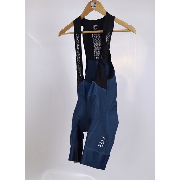 Bib Shorts แบรนด์ DEEZ JERSEY รุ่น Ride Your Way สีPeacock Blue (คราม)