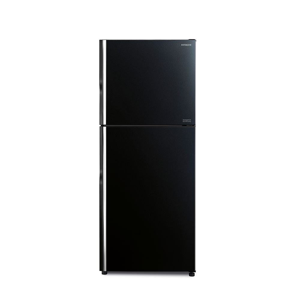 ตู้เย็น ตู้เย็น 2 ประตู HITACHI R-VG350PD GBK 12.3 คิว สีกระจกดำ ตู้เย็น ตู้แช่แข็ง เครื่องใช้ไฟฟ้า 2-DOOR REFRIGERATOR