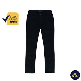 Mc JEANS กางเกงยีนส์ แม็ค แท้ ผู้ชาย กางเกงขายาว ทรงขาเดฟ สีดำ ทรงสวย MBD1248