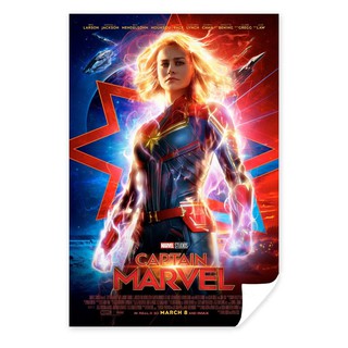 CAPTAIN MARVEL MOVIE POSTER-โปสเตอร์หนัง Captain Marvel ใบโปรโมท U.S.A.