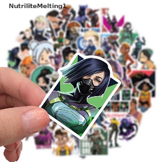 [NutriliteMelting1] สติกเกอร์ไวนิล PVC สําหรับติดตกแต่งกีตาร์ แล็ปท็อป สเก็ตบอร์ด DIY 50 ชิ้น