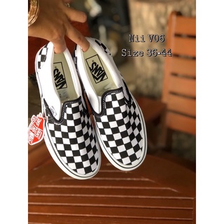 VANS Checker Board Slip On (มีกล่อง) size 36…44 🔥✅