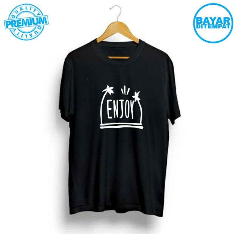 เสื้อผ้า ENJOY WORDS เสื้อยืด ENJOY WORDS สําหรับ BOYS และ GIRLS ใหม่ล่าสุด