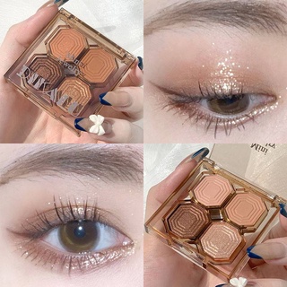 DIKALU COCO VENUS Eye shadow 4 colors พาเลทอายแชโดว์ 4 สี เนื้อดินน้ำมัน ใยไหม แมท ประกายชิมเมอร์ สีสวยมาก