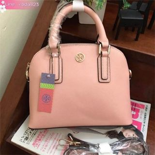 TORY BURCH SAFFIANO ZIP BAG ของแท้ ราคาถูก