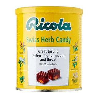 Ricola Swiss Herb Candy  ริโคล่า ลูกอมรสสมุนไพร ริโคลา ปริมาณ 250 กรัม ขนมสวิตเซอร์แลนด์นำเข้า ขนมติดบ้าน