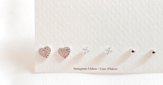 Lalure - ต่างหูเซ็ท earrings set silver 925 เงินแท้