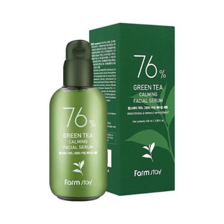 FARM STAY 76% Green Tea Calming Facial Serum 100ml.