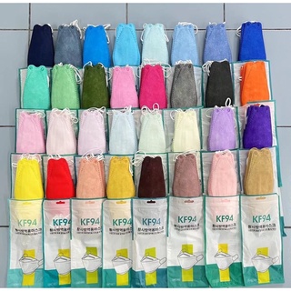 kf94 แมสทรงเกาหลี พร้อมส่ง งานหนา4ชั้น มีทั้ง สีดำ สีขาว และงานสีๆ  คละสีได้ค่ะ❤️ ❌1แพ็คมี10ชิ้น❌