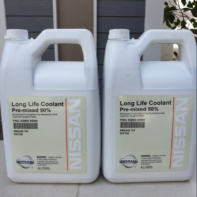 น้ำยาหล่อเย็น NISSAN แท้ ขนาด 1และ 4 ลิตร (Nissan Long Life Coolant)