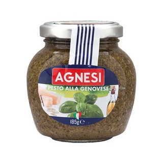 Agnesi Pesto alla Genovese แอคเนซี เพสโต้ อัลลา เจโนเวเซ่ ซอสเพสโต้ สูตรดั้งเดิม 185 กรัม