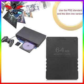 [เครื่องเกม]High Speed Memory Card Save Game Data Stick Module Card for PS2 Black