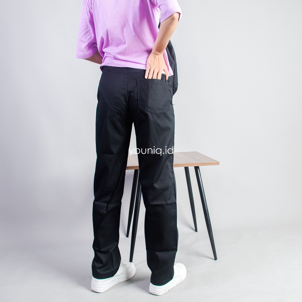 กางเกงเอวสูง สว่านหลวม | คุณNIQ.ID