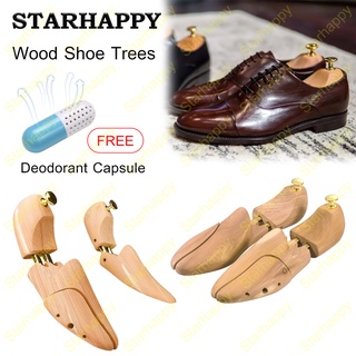 1คู่ทนทานปรับ ดันทรงรองเท้า 35-44 ที่ดันทรงรองเท้า ไม้จากต้นไม้รองเท้า 100% Schima Superba Wood Shoe Trees