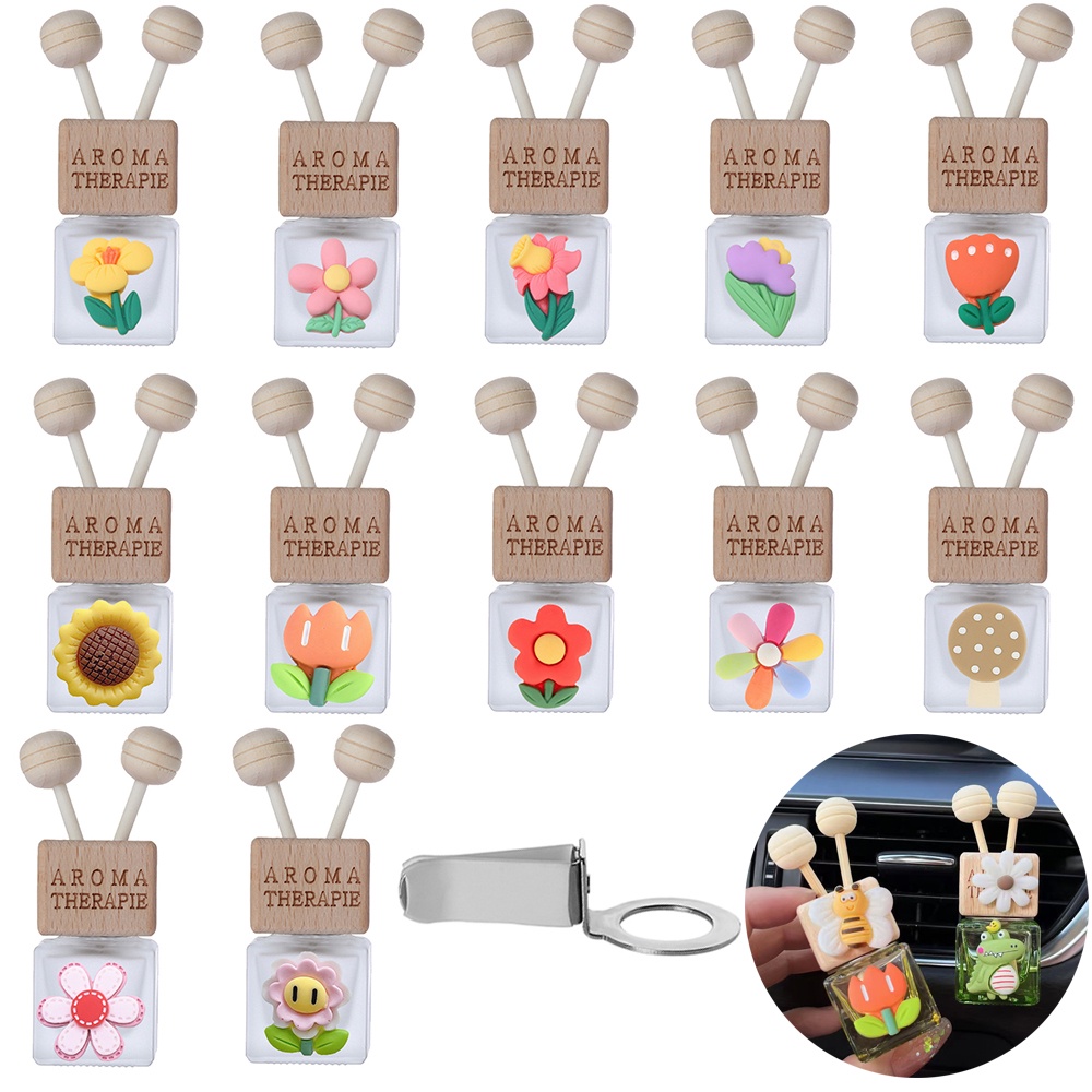 [พร้อมส่ง] ขวดแก้วเปล่า สําหรับใส่น้ําหอมปรับอากาศในรถยนต์ YL\Young Living