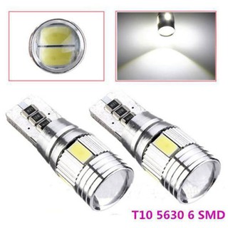 หลอดไฟ T 10 194 W 5 W 5630 LED SMD รถยนต์ 2 ชิ้น