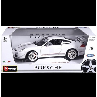 โมเดลรถ 1:18 Porsche 911 GT3 RS 4.0 [Bburago]