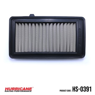 HURRICANE กรองอากาศสแตนเลส , ผ้าแดง Honda ( Civic FC Turbo ) HS-0391