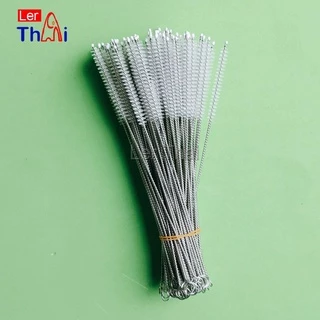 LerThai แปรงล้างหลอดดูด จุกนม ขนไนล่อน ไม่ทำให้เป็นรอย Stainless steel soft straw straw brush