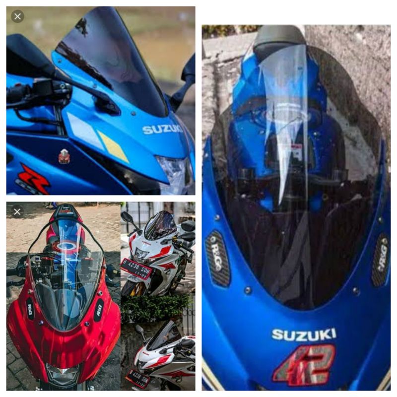 Visor gsx 150 R gp series กระจกบังลม jundong gsx 150 R เต็ม jหนง