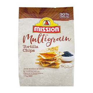 Mission Multigrain Chips 170g มิชชั่น มัลติเกรน ชิปส์ 170 กรัม